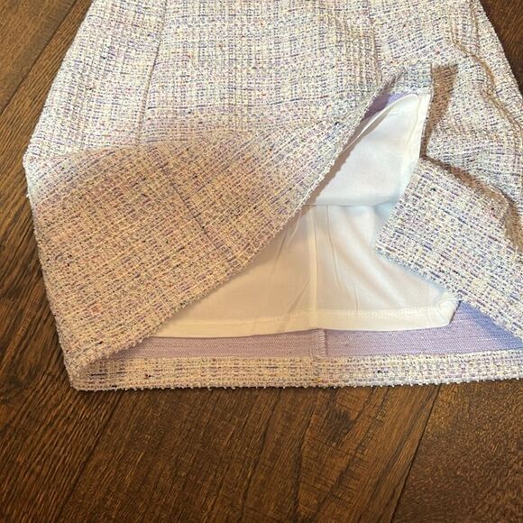 Beautiful tweed Fabric Mini ManSkirt by blue rain XS. WD3 - Picture 4 of 5